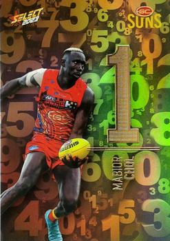 2023 Select AFL Footy Stars - Numbers #N97 Mabior Chol Front